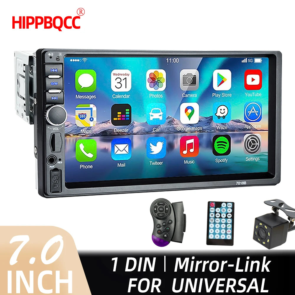 7" Touchscreen Car Stereo - Bluetooth, USB, Mirror Link Magic!