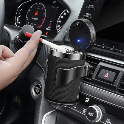 Car Air Vent Cup Holder - Bottle, Coffee, & Ashtray Organizer.