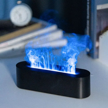 RGB Flame Diffuser – USB Humidifier with 7-Color Light