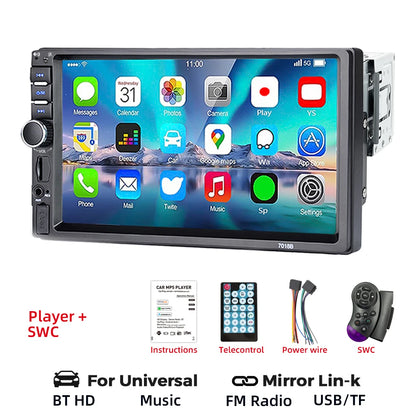 7" Touchscreen Car Stereo - Bluetooth, USB, Mirror Link Magic!