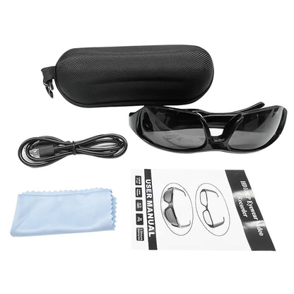 HD 1080P Glasses Camera - Wearable Recorder.