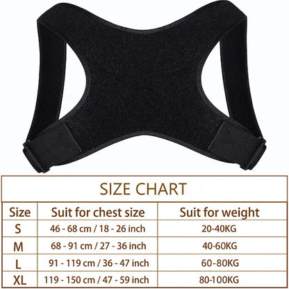 Posture Corrector - Adjustable Clavicle & Shoulder Support.