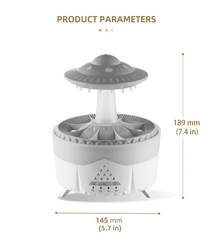 Aierwill UFO Humidifier – Ultrasonic Aroma Diffuser with Remote