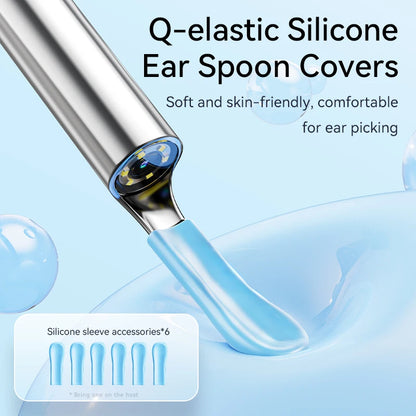 Ear Wax Cleaner with Camera - Safe LED Otoscope & Removal Tool