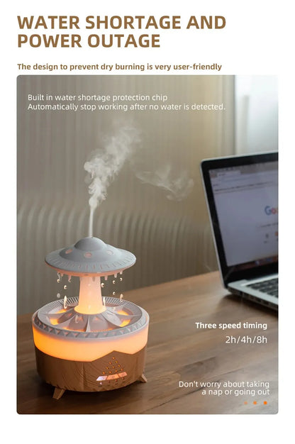 Aierwill UFO Humidifier – Ultrasonic Aroma Diffuser with Remote