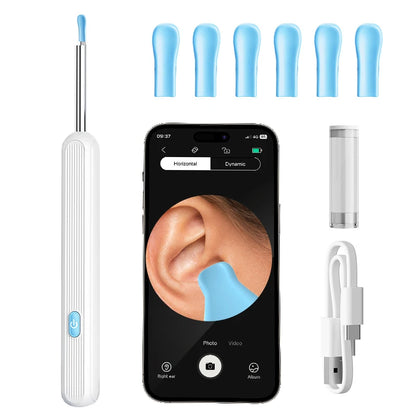 Ear Wax Cleaner with Camera - Safe LED Otoscope & Removal Tool