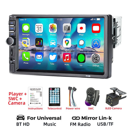 7" Touchscreen Car Stereo - Bluetooth, USB, Mirror Link Magic!