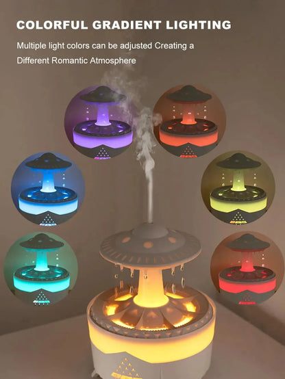 Aierwill UFO Humidifier – Ultrasonic Aroma Diffuser with Remote