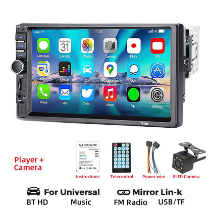 7" Touchscreen Car Stereo - Bluetooth, USB, Mirror Link Magic!