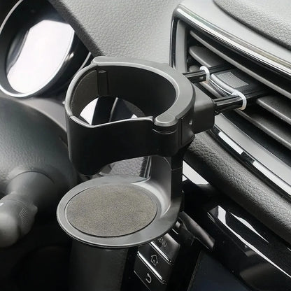 Car Air Vent Cup Holder - Bottle, Coffee, & Ashtray Organizer.