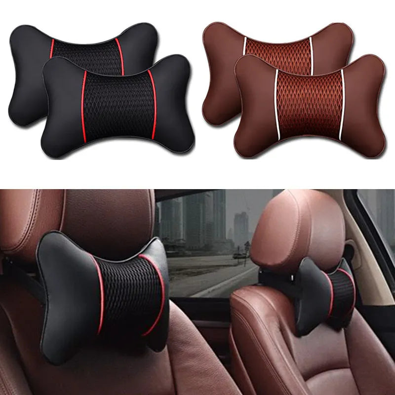 Car Neck Pillow - Cotton Flannel, Universal for All Models.