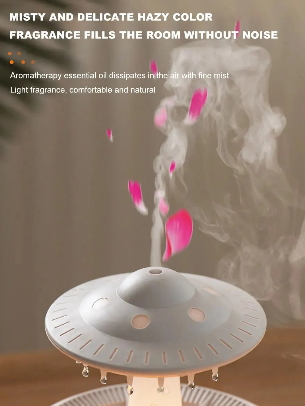 Aierwill UFO Humidifier – Ultrasonic Aroma Diffuser with Remote