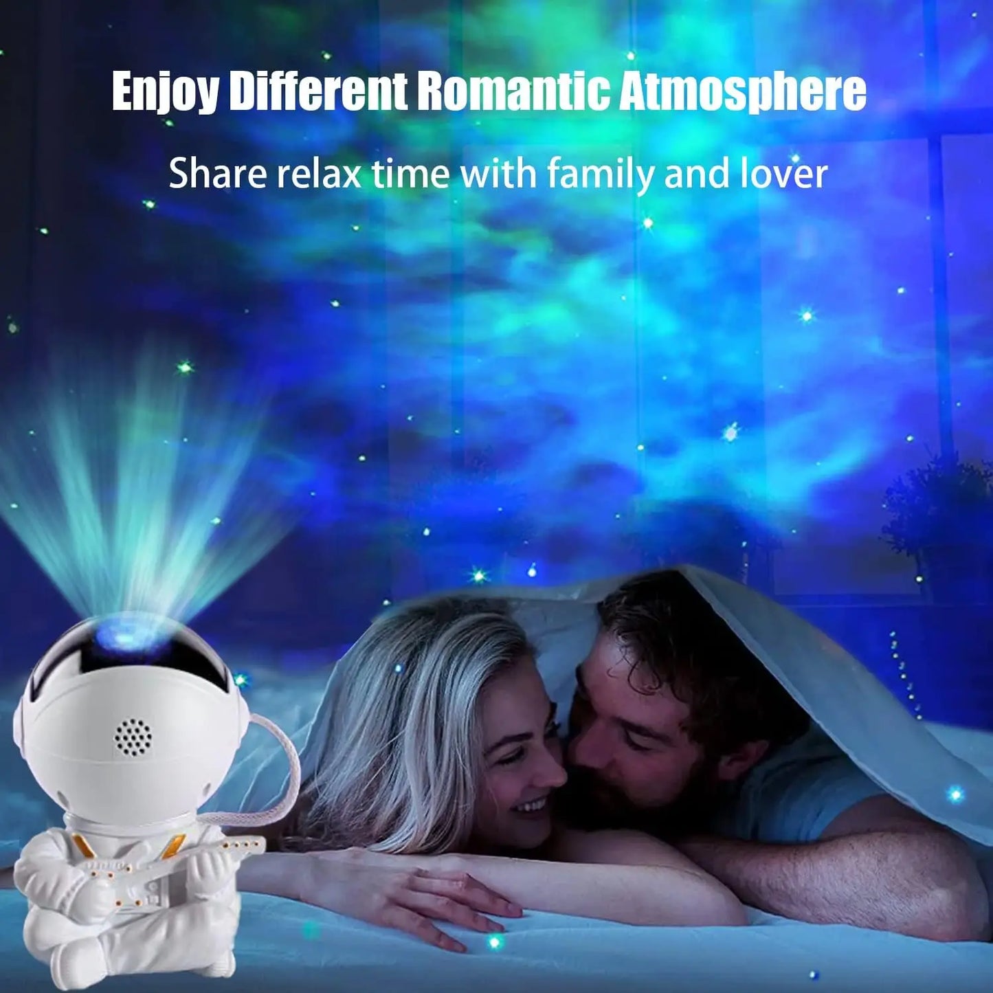 Astronaut Galaxy Projector – Star Night Light for Kids