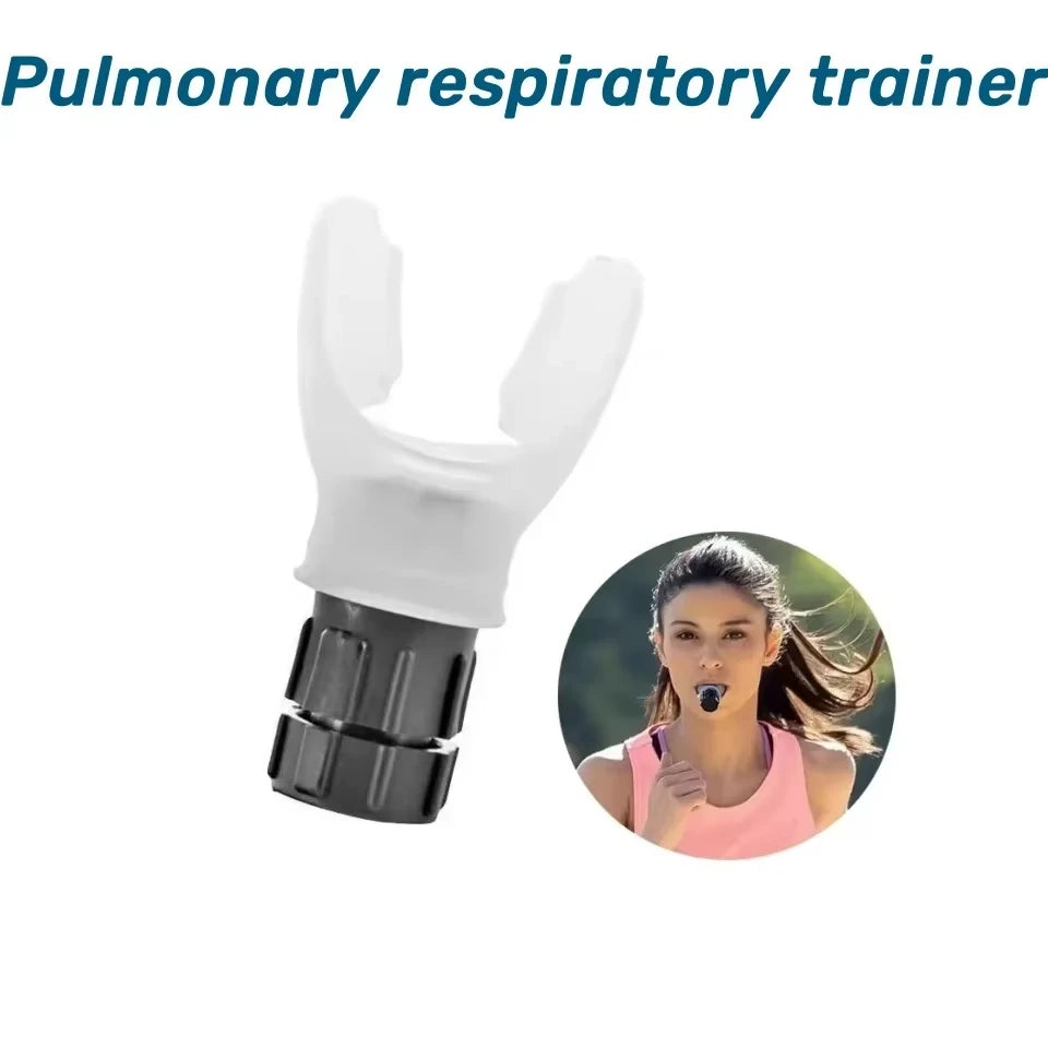 Portable Lung Exerciser - Adjustable Resistance for Breathing Fitness.